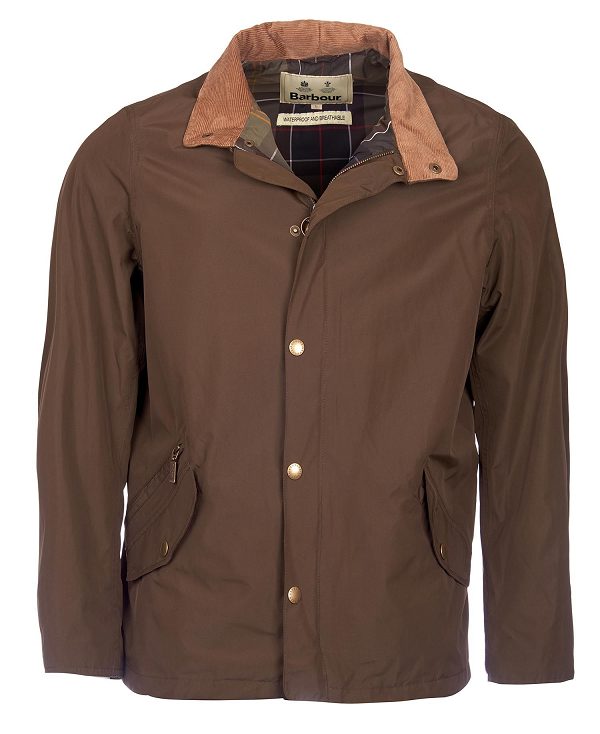 Barbour Spoonbill Waterproof Jacket Mørkeolivengrøn | BABO87404