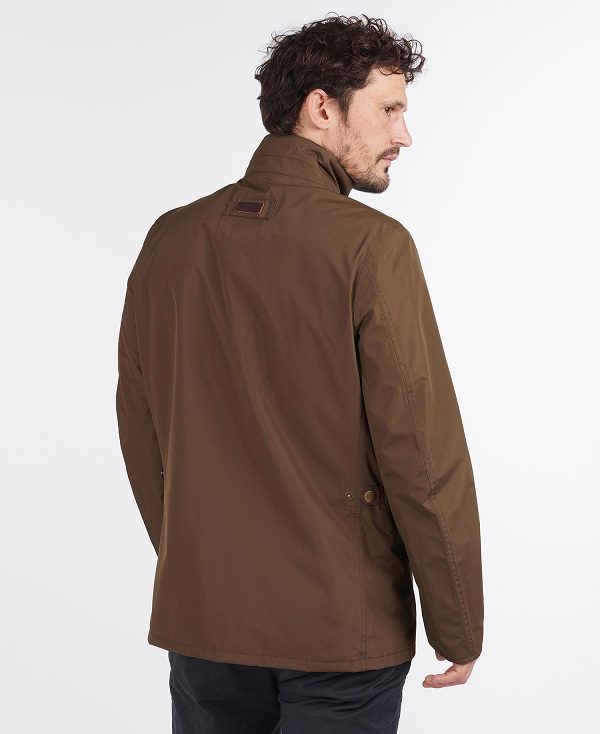 Barbour Spoonbill Waterproof Jacket Mørkeolivengrøn | BABO87404