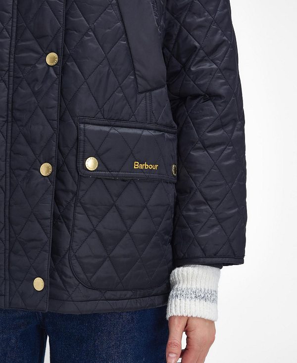 Barbour Sport Beadnell Quilted Jacket Sort | BABO89340