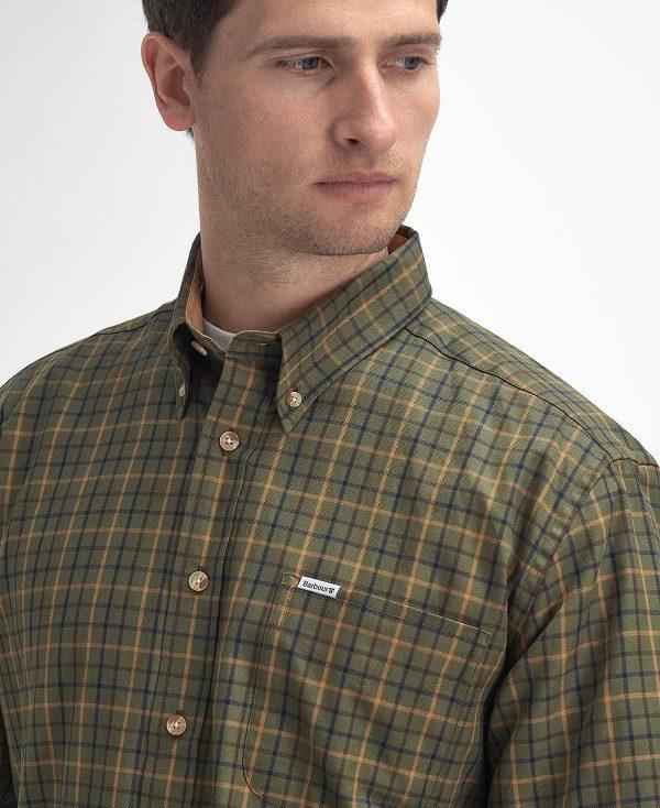 Barbour Sporting Regular Long-sleeved Shirt Grøn | BABO87916