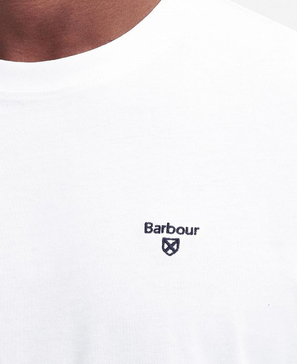 Barbour Sports Long-sleeved T-shirt Hvide | BABO88395