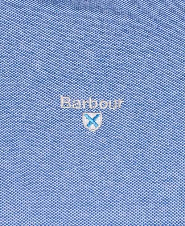 Barbour Sports Polo Mix Shirt Blå | BABO88029