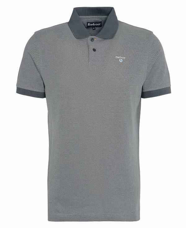 Barbour Sports Polo Mix Shirt Grå | BABO88219