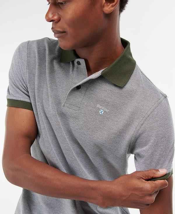 Barbour Sports Polo Mix Shirt Hvide | BABO88034