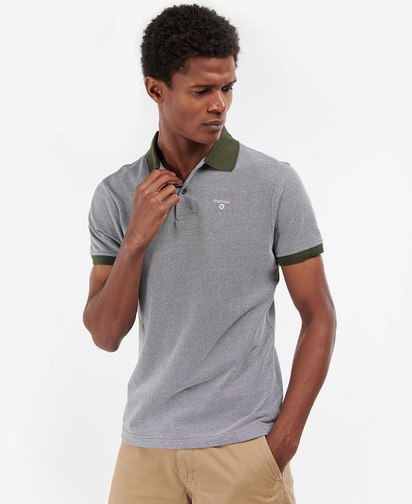 Barbour Sports Polo Mix Shirt Hvide | BABO88034