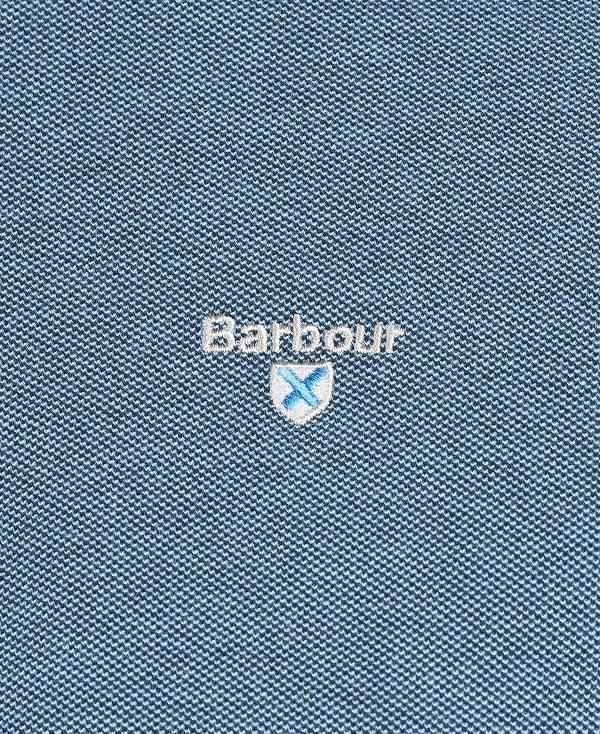 Barbour Sports Polo Mix Shirt Mørkeblå | BABO88036