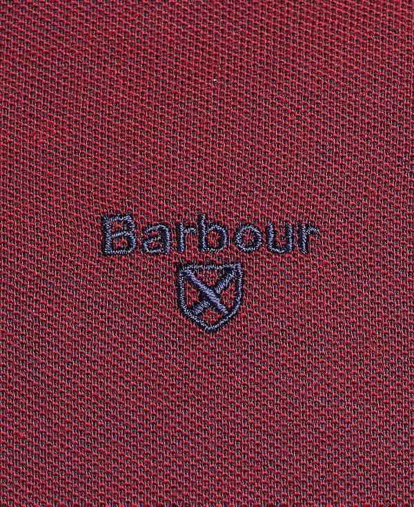 Barbour Sports Polo Mix Shirt Rød | BABO88218