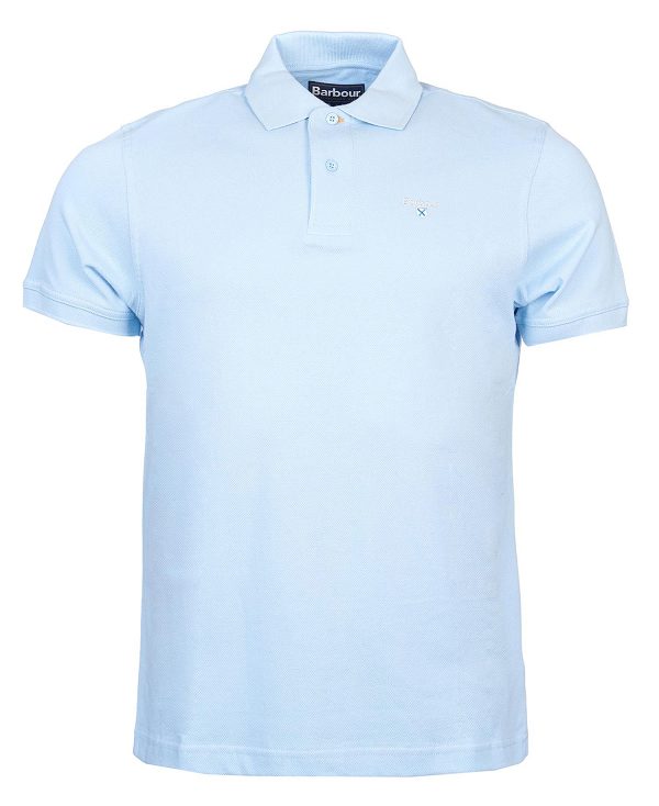 Barbour Sports Polo Shirt Blå | BABO88031