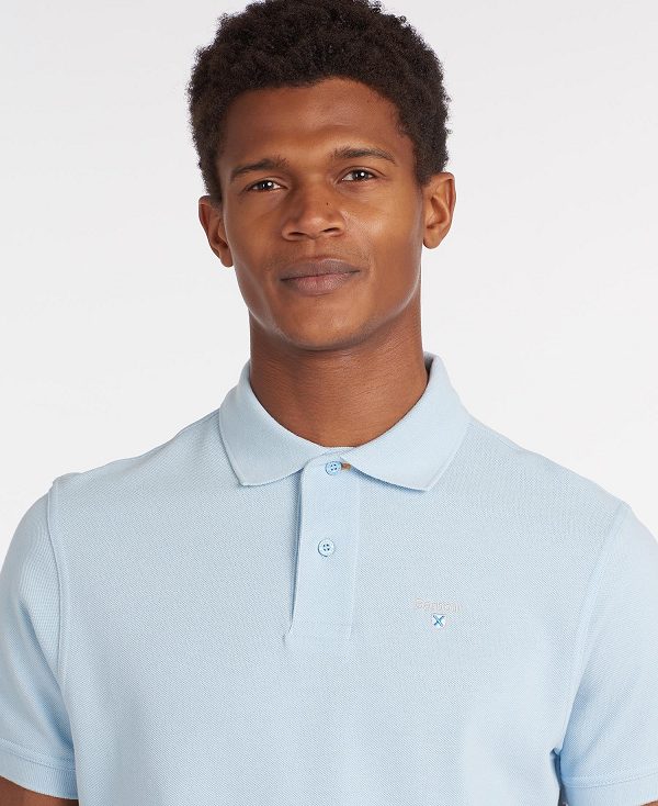 Barbour Sports Polo Shirt Blå | BABO88031