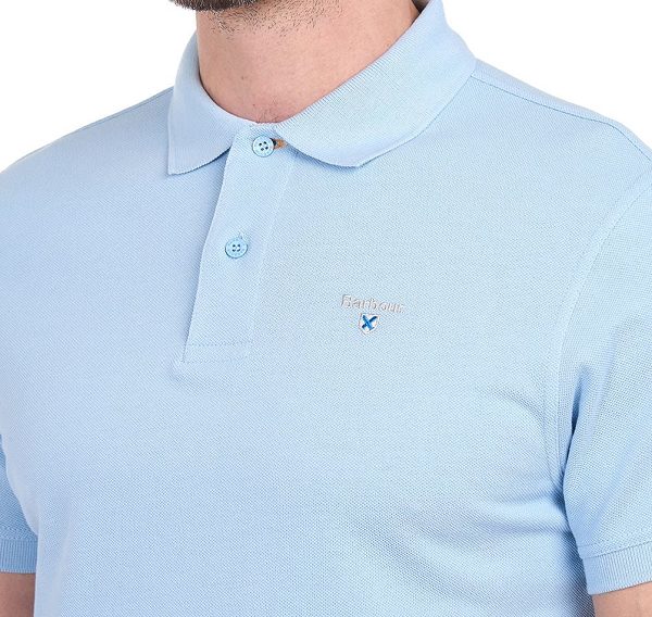 Barbour Sports Polo Shirt Blå | BABO88031