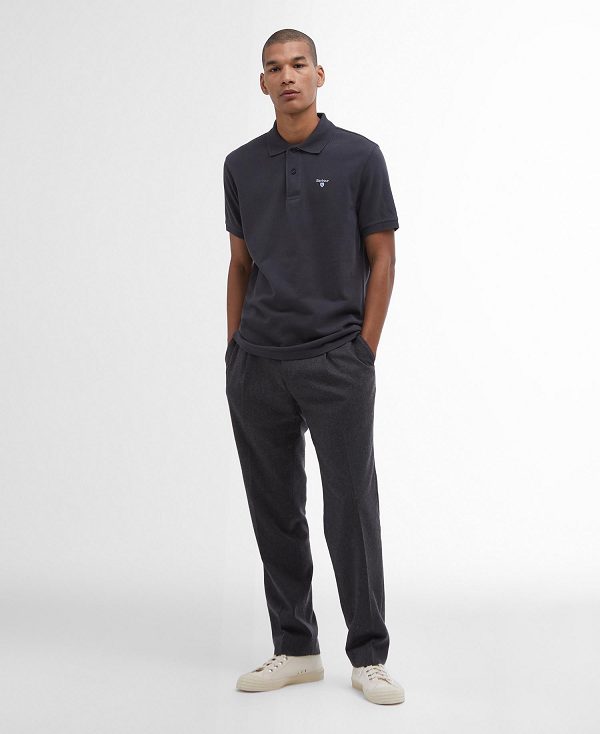 Barbour Sports Polo Shirt Blå | BABO88148