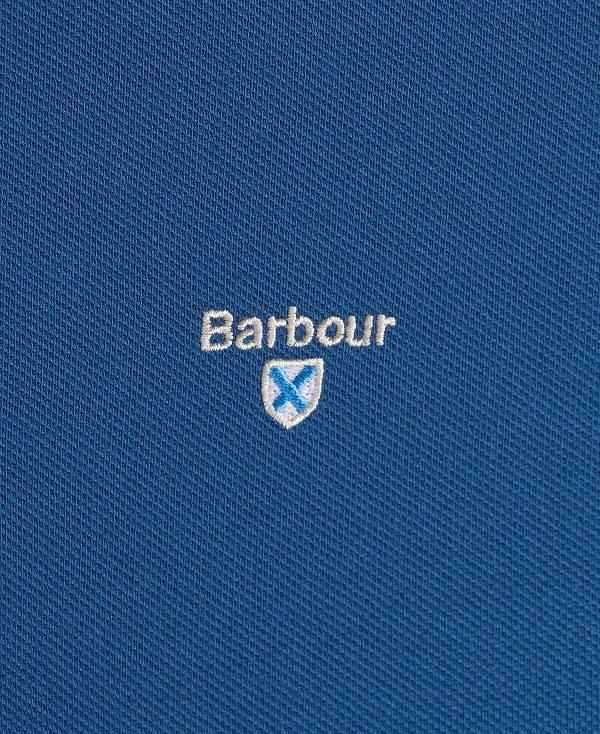 Barbour Sports Polo Shirt Blå | BABO88149