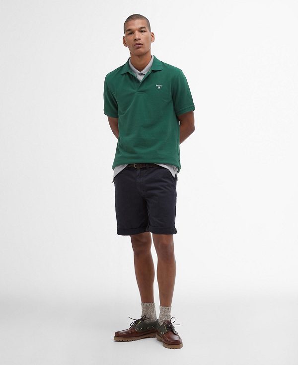 Barbour Sports Polo Shirt Blå | BABO88153