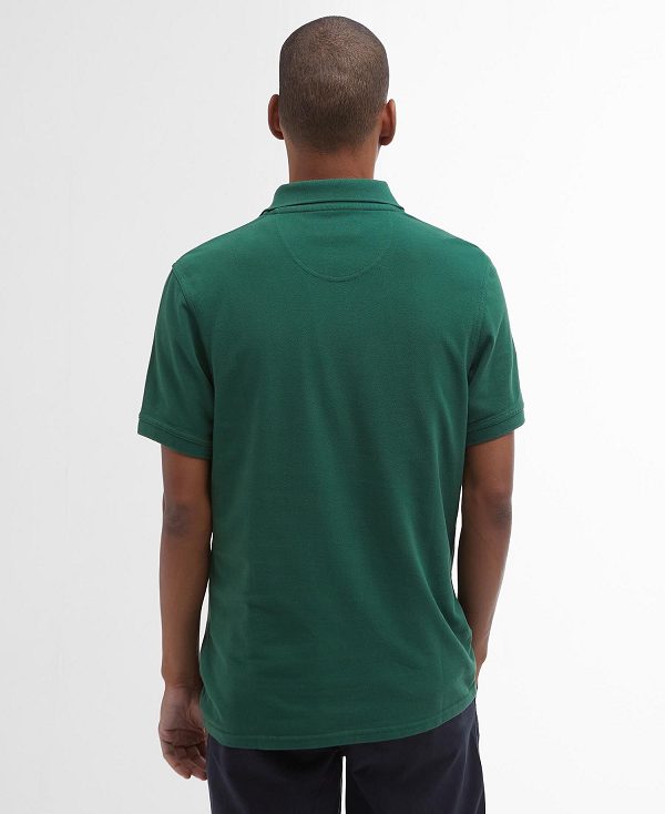 Barbour Sports Polo Shirt Blå | BABO88153