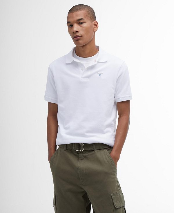 Barbour Sports Polo Shirt Blå | BABO88155