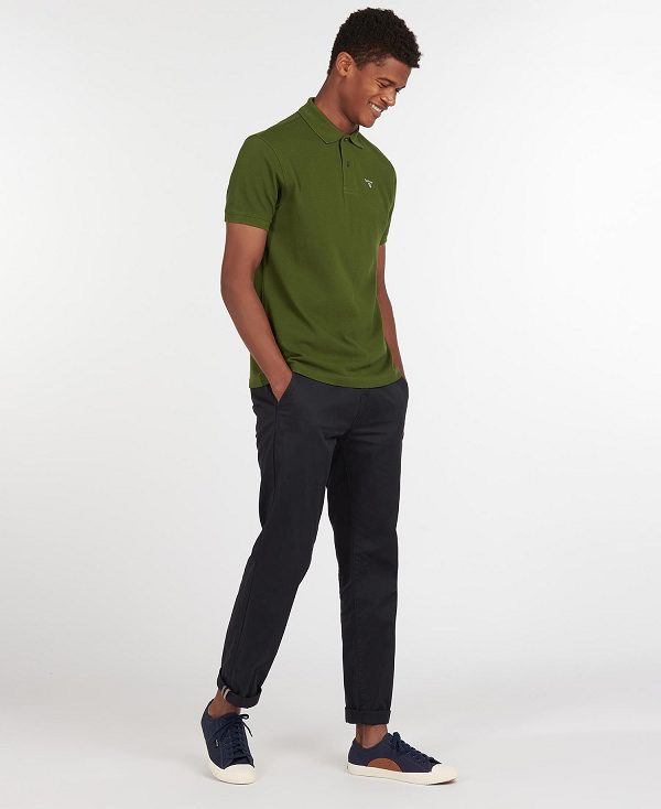 Barbour Sports Polo Shirt Blå | BABO88164