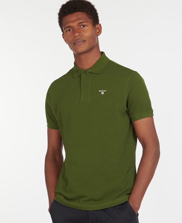 Barbour Sports Polo Shirt Blå | BABO88164