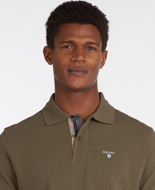 Barbour Sports Polo Shirt Blå | BABO88204