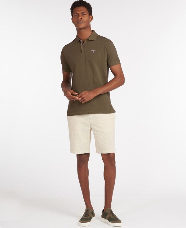 Barbour Sports Polo Shirt Blå | BABO88204