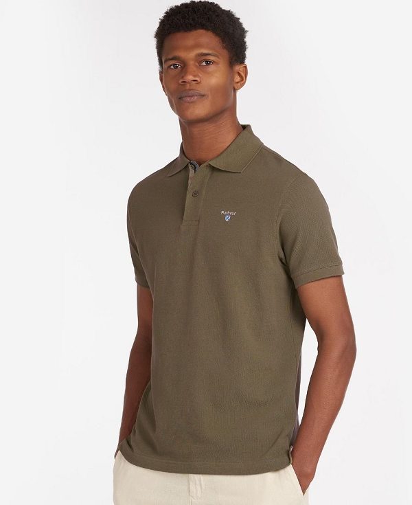 Barbour Sports Polo Shirt Blå | BABO88204