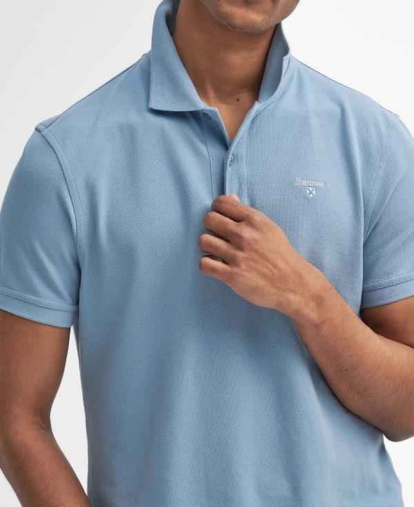 Barbour Sports Polo Shirt Blå | BABO88252