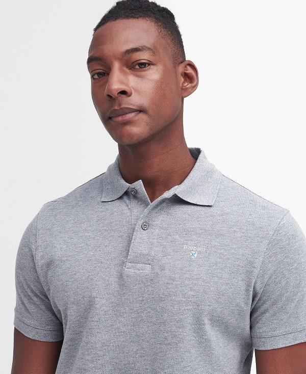 Barbour Sports Polo Shirt Grå | BABO88209