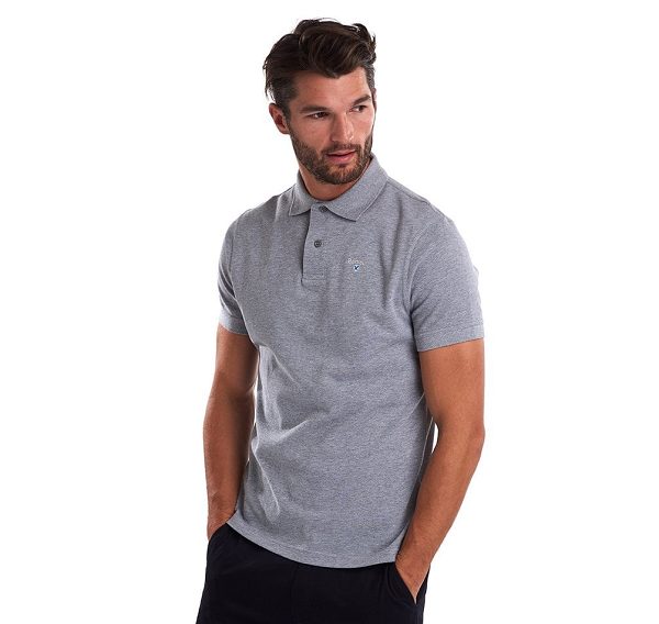 Barbour Sports Polo Shirt Grå | BABO88209