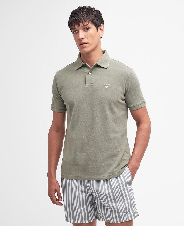 Barbour Sports Polo Shirt Grøn | BABO88162