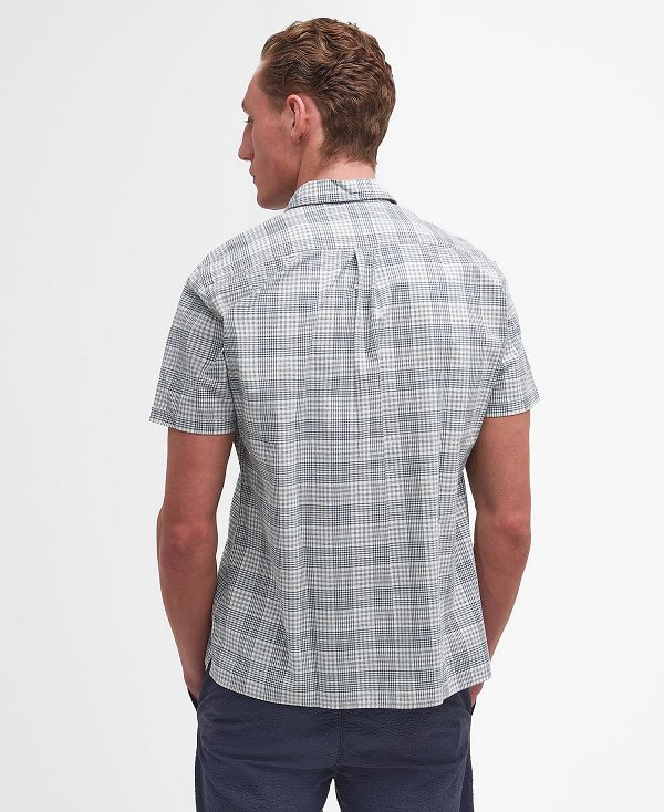 Barbour Springside Regular Short-sleeved Shirt Grå | BABO87776