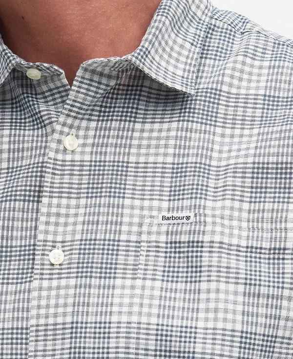 Barbour Springside Regular Short-sleeved Shirt Grå | BABO87776