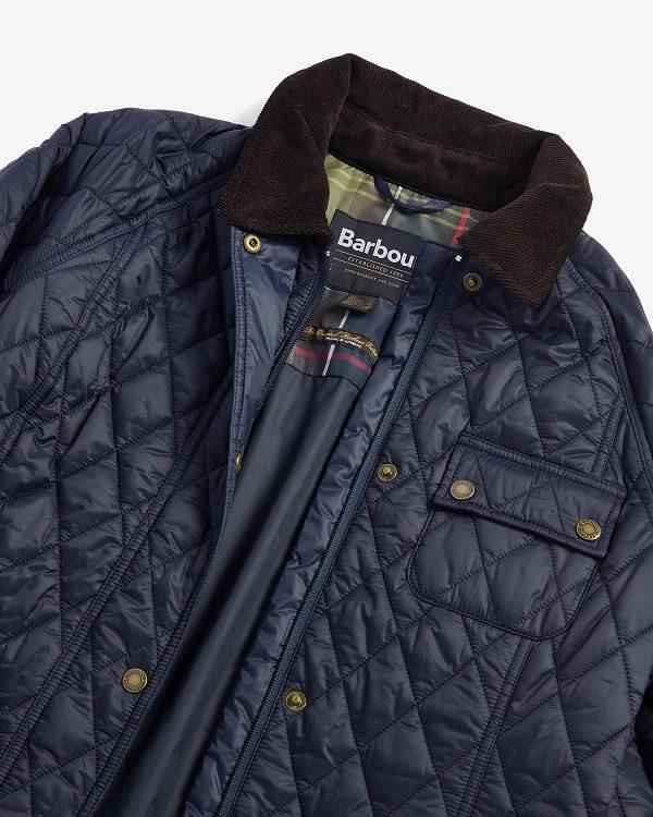 Barbour Starling Quilted Jacket Mørkeblå | BABO89339