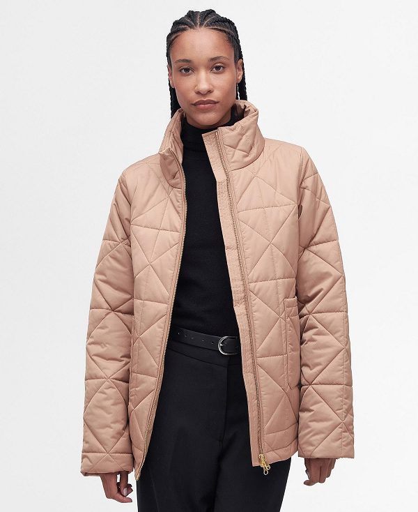 Barbour Stella Quilted Jacket Beige | BABO89294