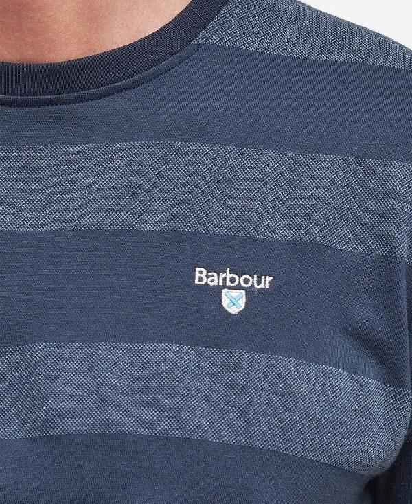 Barbour Stenton Striped T-shirt Mørkeblå | BABO88370