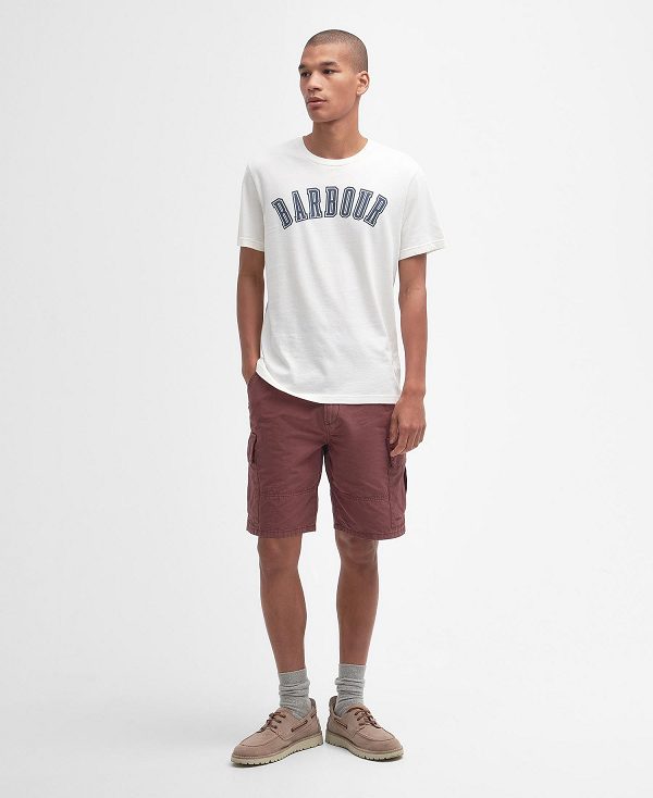 Barbour Stockland Graphic T-shirt Hvide | BABO88361