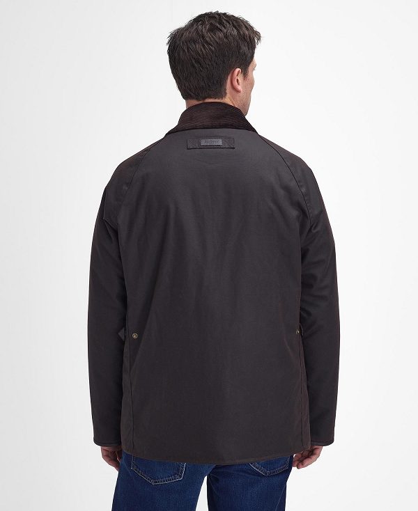 Barbour Stratford Tattersall Waxed Jacket Sort | BABO87242