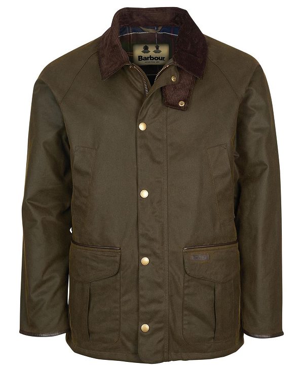 Barbour Stratford Wax Jacket Olivengrøn | BABO87243