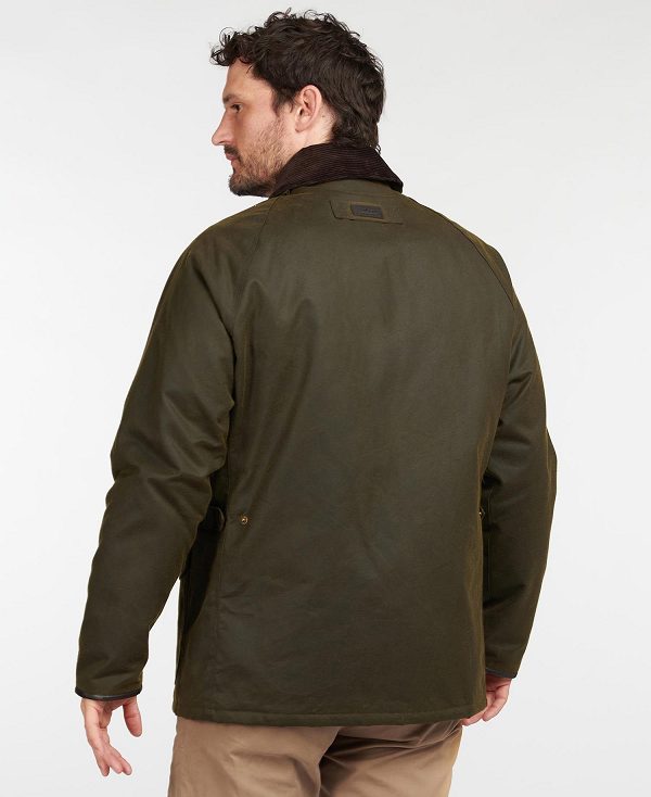 Barbour Stratford Wax Jacket Olivengrøn | BABO87243