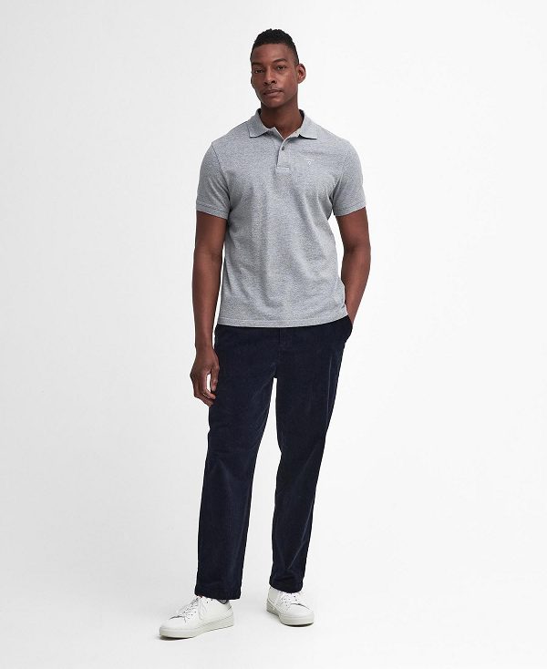 Barbour Stretch Cord Relaxed Trousers Mørkeblå | BABO88814