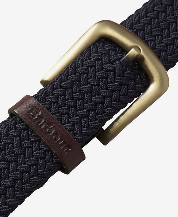 Barbour Stretch Webbing Belt Mørkeblå | BABO88950