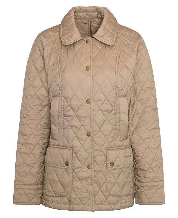 Barbour Summer Beadnell Quilted Jacket Brune | BABO89364