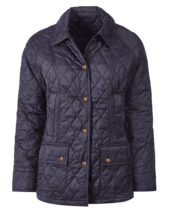 Barbour Summer Beadnell Quilted Jacket Mørkeblå | BABO89303