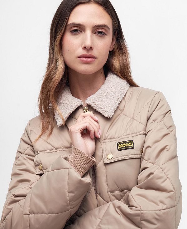 Barbour Supanova Quilted Jacket Beige | BABO89272