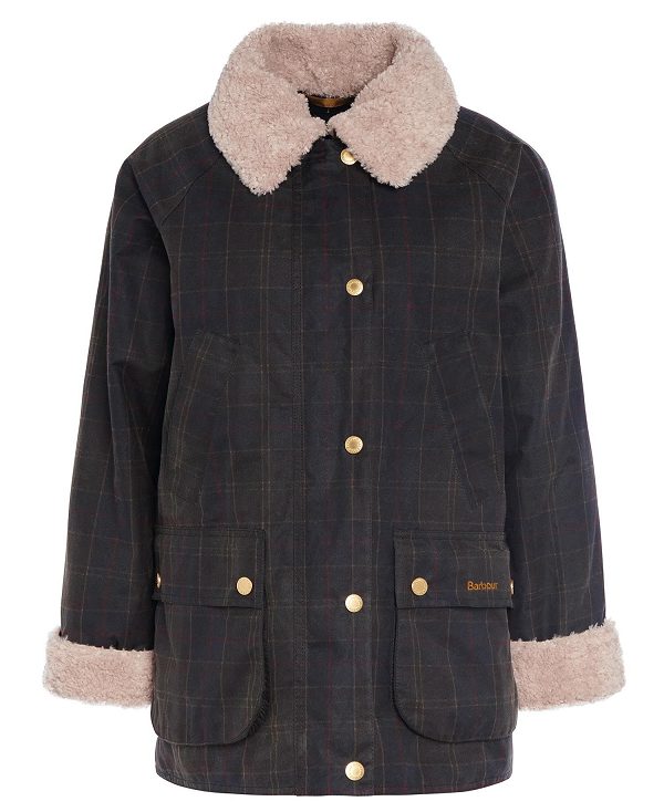 Barbour Swainby Waxed Jacket Mørkeblå | BABO89190