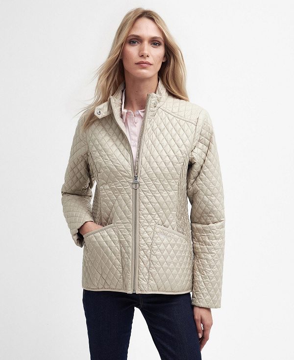 Barbour Swallow Quilted Jacket Lysebrune | BABO89297