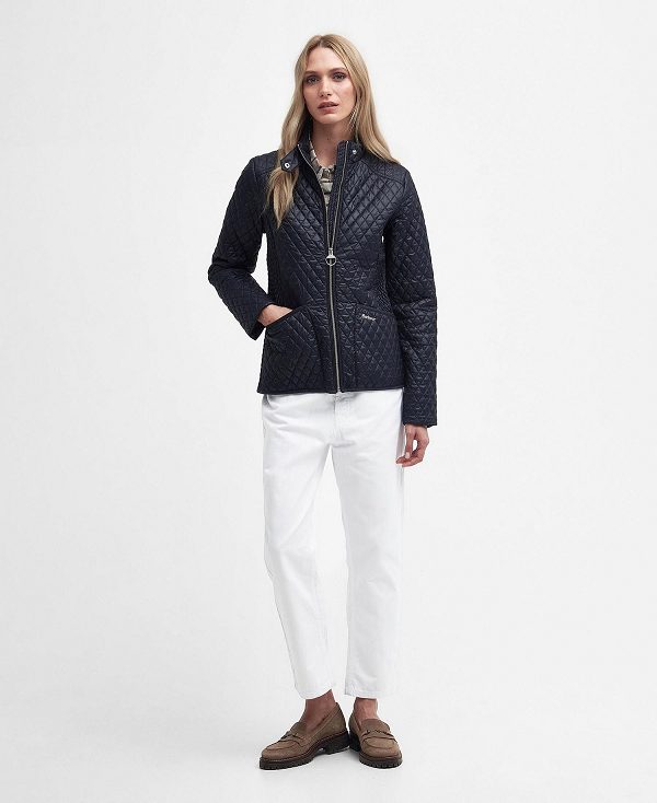 Barbour Swallow Quilted Jacket Mørkeblå | BABO89298