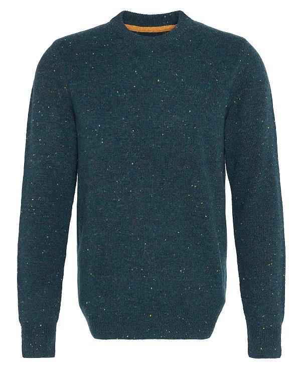 Barbour Tainsbury Crew Neck Jumper Grøn | BABO88635