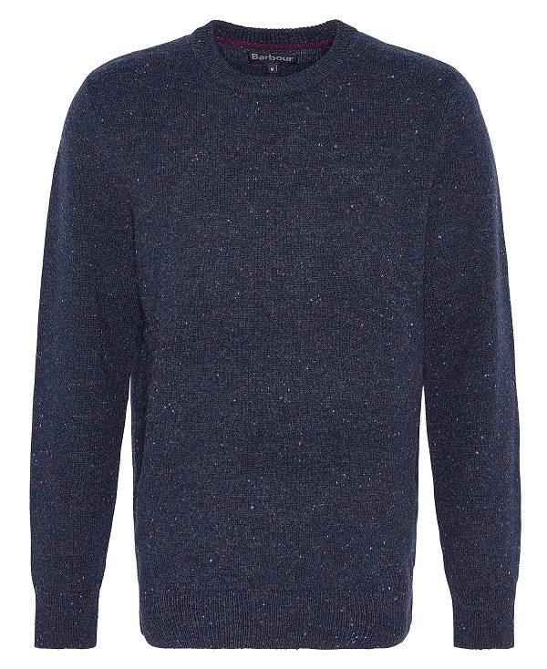 Barbour Tainsbury Crew Neck Jumper Mørkeblå | BABO88634