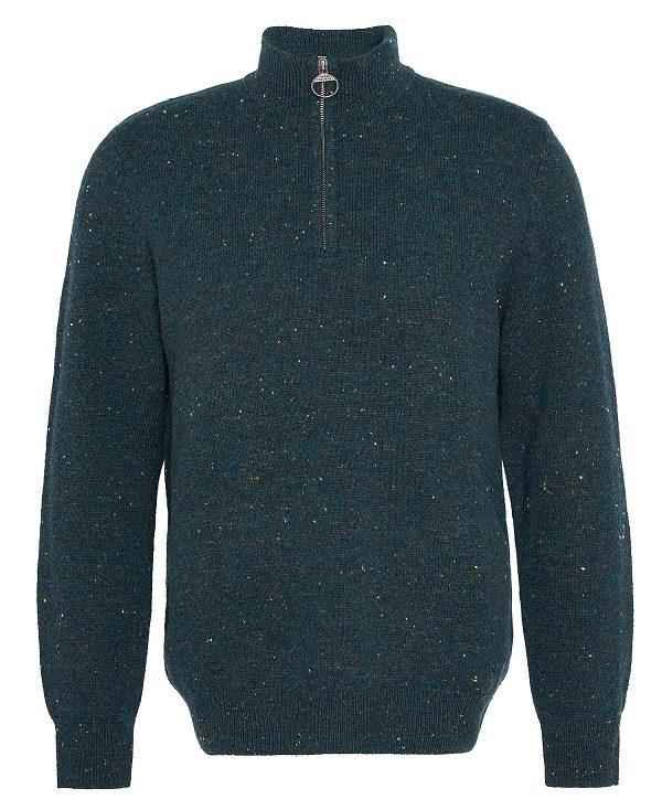 Barbour Tainsbury Half-zip Jumper Grøn | BABO88633