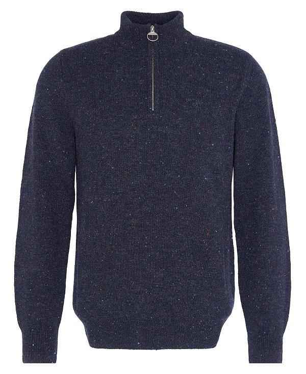 Barbour Tainsbury Half-zip Jumper Mørkeblå | BABO88632