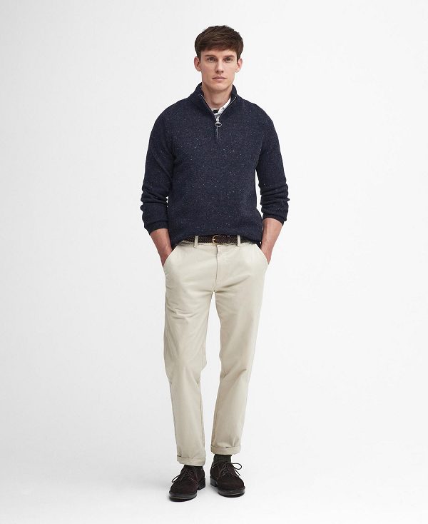 Barbour Tainsbury Half-zip Jumper Mørkeblå | BABO88632